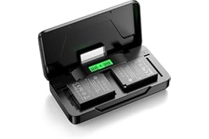 FirstPower NP-W126S NP-W126 Battery with 20W Fast Charger for Fujifilm X100VI, X100V, X100F, X-T30II, X-T30, X-S10, X-T100, X-T200, X-T1, X-T2, X-T3, X-T10, X-T20, X-Pro2,X-Pro3, X-E4, X-A5, X-A7