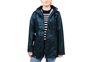 Breizh Ocean - Ciré Femme Imperméable - du XS au 4XL - Création Française GUIDEL - Manteau Femme à Capuche - Veste Imperméable avec Couture Impermeable