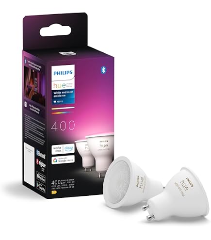 Philips Hue White and Colour A21 High Lumen Smart Bulb with 1600