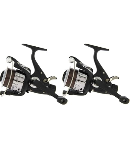 2 NGT MAX 60 PINK Free Runner Reel 10lb Line Spinning 2BB Carp Coarse Fishing | UK