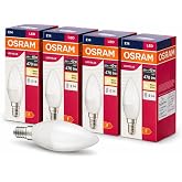 Osram LED Mum Ampul 4.9W (40W Eşdeğer) E14 Duy 470 L&uuml;men &ndash; Dekoratif LED Ampul &ndash; Dim Edilemez &ndash; Enerji Tasarruflu &ndash; Avize ve 