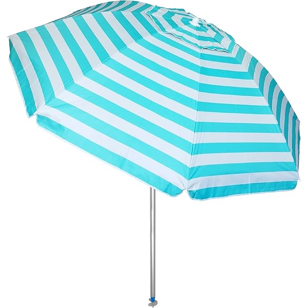 Parasol 240 cm 16 vernis en fibre de verre, tissu polyester avec