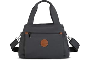 DORRISO Borsa Tracolla Donna Moda Tracolla Borse Tela Mano Borsetta Comodo Leggero Viaggio Messenger Bag per Shopper Viaggio Lavoro Quotidiano Donna Borsa Tracolla