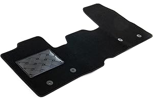MTM SP-4504 Tapis sur Mesure en Velour pour Ford Transit / Custom (boite manuelle) 2014>2019, black