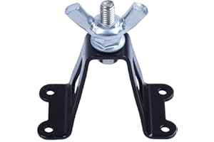 Bumdenuu 1/10 Spare Tire Rack,Metal Rear Spare Tyre Bracket Wheel Holder Carrier for 1/10 Axial SCX10 D90 CC01 RC Crawler Car