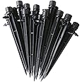 UCTOP STORE 25PCS Adjustable Flow Irrigation Drippers 360 Degree Emitter Micro Sprinklers Drip System Perfect for 4mm / 7mm Tube