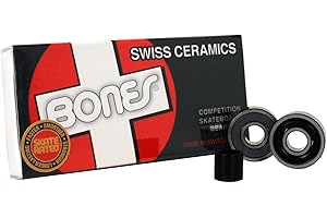 BONES BEARINGS Bones Ceramic Swiss Bearings - Pack of 8