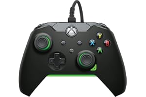 PDP Wired mando Neon Black for Xbox Series X|S, Gamepad, Wired Video Game mando, Gaming mando, Xbox One, Officially Licensed 