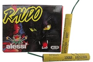 Trischitti Petardo Raudo F1 Capodanno Confezione da 20 pz, Multicolore, S