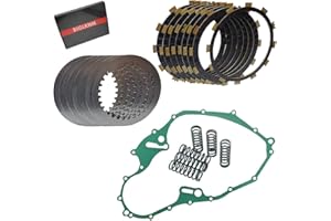 BIGLKNM Clutch Kit Friction Plates & Cover Gasket Compatible for Yamaha Raptor 700 700R YFM700 YFM700R 2006 2007 2008-2021