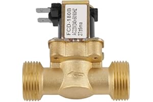 HILITAND Elektryczny zawór elektromagnetyczny G3 / 4 wlot wody 2-drożny N/C AC Normalnie zamknięty 220/240V FCD-180B