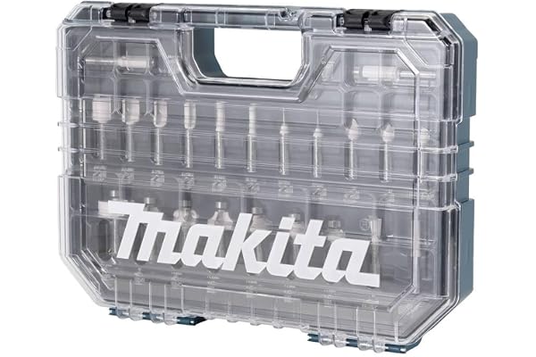 Makita D-74778 frässats skaftdiameter 8 mm 22 delar