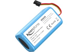 Keenstone 14,4V Batterie pour Bagotte BL509 Symbo LASERBOT 650 Xbot 5a Xbot 5 Pro Vileda VR302 Zoef Robot Sjaan Proscenic 790T Summer P1S Conga 1290 1390 1490 1590, 2600mAh Li-ION