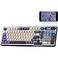 RK ROYAL KLUDGE S98 Mechanical Keyboard w/Smart Display & Knob, Top Mount 96% Wireless Mechanical Keyboard BT/2.4G/USB-C, Hot Swappable, Software Support, Massive Battery, 98 Keys