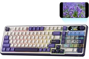 RK ROYAL KLUDGE S98 Klawiatura mechaniczna z inteligentnym wyświetlaczem i przyciskiem, 96% bezprzewodowa klawiatura mechaniczna BT/2.4G/USB-C, gorąca wymiana, obsługa oprogramowania