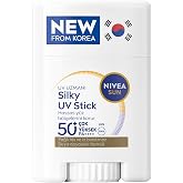 NIVEA SUN SPF50+ Y&uuml;ksek G&uuml;neş Korumalı Kore Stick Y&uuml;z G&uuml;neş Kremi 15 gr,Hassas Y&uuml;z B&ouml;lgeleri,Kokusuz Form&uuml;l,Makyaj Altına Uyg