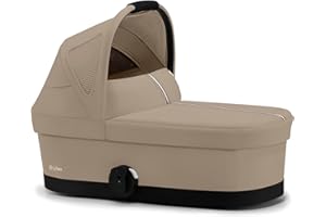 CYBEX Nacelle COT S Gold, de la naissance à environ 6 mois (max. 9 kg), pour CYBEX AVI Spin et Eezy S Twist +2, Beige amande