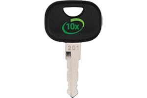 df quality Schlüssel 201 Universalschlüssel Baumaschinenschlüssel für Atlas Terex Bagger Starterschlüssel Zündstarterschlüssel (10)