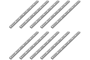 Mdurian 10 X 10" Heavy Duty 17mm Drawer Runners Slide Slides Ball Bearing Grooved Steel Extension Sizes Metal Kitchen Cabinet Desk Capacity