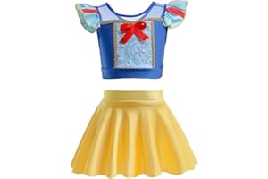 MYRISAM Girls Princess Two-Piece Tankini Swimsuits Party Bathing Suits Ruffles Beach Surf Swimming Swimwear Bikini Set