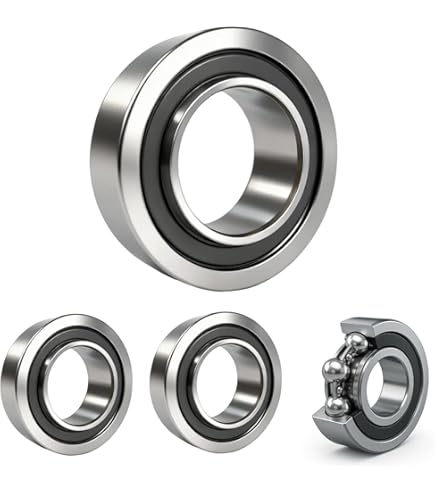 Rodamientos De Bolas F6003 - 20x35x11 Mm, 4 Unidades, Acero Para Rodamientos, Juntas De Goma