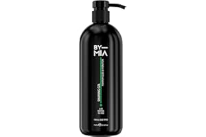 BY MIA Shaving Gel 750ml | Enriched with Aloe, Menthol, and Tea Tree Oil for Maximum Glide & Hydration | Transparent Formula for Precise Shaving