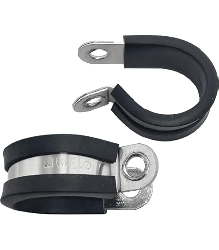Fascette Stringitubo 13-15mm - Morsetti A 2 Orecchie In Acciaio Zincato, Set Da 5 Pezzi