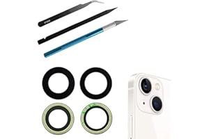 PeiDog Rückkamera Objektiv Ersatz für iPhone 13/iPhone 13 Mini Back Rück Kamera Glas Linse, iPhone 13/iPhone 13 Mini Back Rück Kamera Glas Linse Ersatz Reparaturwerkzeug Kit