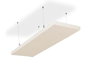 SILENT4® Soffitto fonoassorbente 116x39 cm Quadro acustico certificato dall'Istituto Fraunhofer