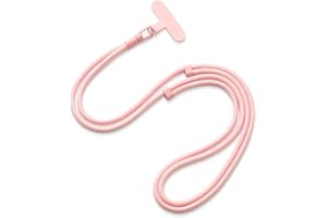 AOKSUNOVA Mobile Phone Chain Pink Universal Mobile Phone Strap for Hanging Lanyard Mobile Phone Neck Strap Adjustable Mobile Phone Strap for Hanging