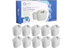 QPRO 10 Pack Filter Compatible with BRITA MAXTRA MAXTRA Plus Water Filter Jug Replacement Cartridges Refills