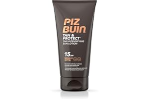 ‎PIZ BUIN Piz Buin Tan und Protect Intensiving Lotion LSF 15, Bräunungsintensivierende Lotion mit effektive UVA- und UVB-Filter, 150 ml