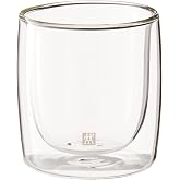 Zwilling Sorrento Double Glazed 2-Piece Whiskey Cup, 266 ml, Glass, Clear Glass