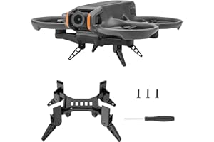 BRDRC AVATA 2 stelaż do lądowania, składane, przedłużone nogi lądowania do DJI AVATA 2, przedłużenie wysokości, ochrona drona, akcesoria