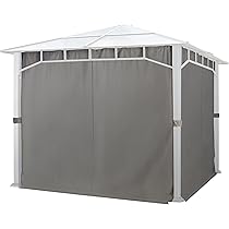 Telo Di Ricambio Per Gazebo Paradise Premium 3x4m - Impermeabile E UV50+, Colore Ocra - Foto 6