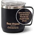 Bestfriend Mug (300ml/10.1oz) Black Reusable Tea & Coffee Mug |18/8 Stainless Steel, Vacuum Insulated Travel Tumbler Cup | Carry Hot & Cold Beverage | Gifts for Women/Men | VAHDAM
