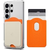 Spigen MagSafe &amp; Magnet Destekli C&uuml;zdan Nano Pop Mag Fit (3 Kartlık) Beige - AFA09233