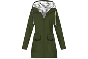 TOFOTL Warm Tuta Antipioggia Giacca Donna Giubbotto Leggero Parka Impermeabile Soft Ponchielli Tecnica Mantella Pioggia