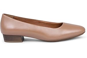 miMaO. Zapatos de Piel con tacón bajo y tecnología de Confort. Hechos en España