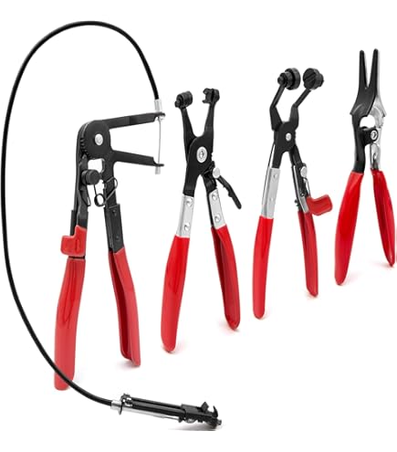 Kit Fascette Stringitubo Auto - 10 Pezzi Con Pinze, Acciaio Inox Per Filtri E Pompe - Foto 4