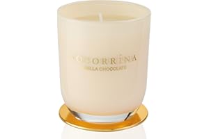 Cocorrína Candle Velas Aromáticas de Cera de Soja - Vainilla Chocolate, Vela de Cera Natural para el Hogar, duración hasta 22 horas, 180g Velas Perfumada