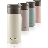 eppikan® Edelstahl Thermobecher- Isolierbecher, Kaffee-to-go Becher, 350 ml, 500 ml Travel Mug, Autobecher, eppiToGo,100…