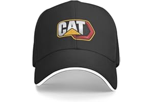 TQASER Basecap Caterpillar NEUES Logo Kappe Baseballmütze Golfmütze Weihnachtsmützen Mütze Frauen Herren Geschenk