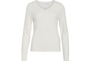 Vila dam Viril V-hals L/S stickad topp – Noos Tröja