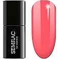 SEMILAC 006 Classic Coral Nail UV Gel Polish | Long Lasting and Easy to Apply | Soak off UV/Led | Perfect for Home and Professional Manicure and Pedicure 7 ml