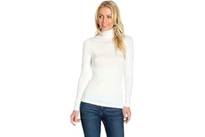 Candid Styles Ladies Polo Roll Neck Long Sleeve Turtle Neck Plain Jumpers for Women Top 8 26
