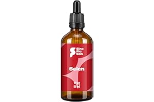 ‎SINOPLASAN GMBH Selen Tropfen flüssig 200µg | 10µg pro Tropfen | 200µg pro Tagesdosis | SEHR HOHE AUFNAHMEFÄHIGKEIT | vegan | laborgeprüft | Made in Germany