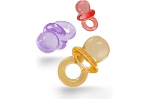 Kleenes Traumhandel 100 E Mini Dekoschnuller - - Tétine pour la Douche de bébé ou Un Pendentif - Baby Pacifier Fait de l'acrylique - ®