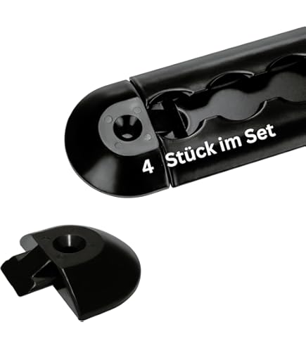 Rails D'Aviation En Aluminium Anodisé Noir - Pour Camion & Camping-car - Fixation Charge Sécurisée - Forme Semi-circulaire