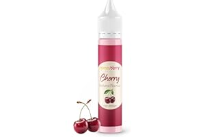 HONEYBERRY Natural Cherry Food Flavouring 30ml – High Strength Professional Flavour Drops – Concentrated Liquid Essence for Baking, Desserts, Drinks & Cooking – No Artificial Additives